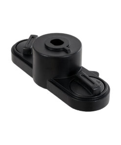 GloboStar® 2L-EUROTRACK 60911 Αντάπτορας Κρέμασης Φωτιστικού – Μονοφασικός 2 Καλωδίων για όλες τις Ράγες EUROTRACK AC 220-240V IP20 Μ10 x Π4 x Υ3.2cm – EUROTRACK® System 1L+1N – Θερμοπλαστικό – Μαύρο – 5 Χρόνια Εγγύηση