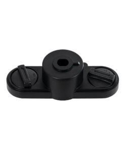 GloboStar® 2L-EUROTRACK 60911 Αντάπτορας Κρέμασης Φωτιστικού – Μονοφασικός 2 Καλωδίων για όλες τις Ράγες EUROTRACK AC 220-240V IP20 Μ10 x Π4 x Υ3.2cm – EUROTRACK® System 1L+1N – Θερμοπλαστικό – Μαύρο – 5 Χρόνια Εγγύηση