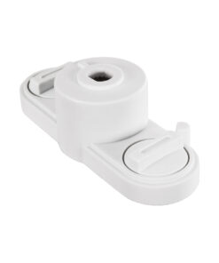 GloboStar® 2L-EUROTRACK 60912 Αντάπτορας Κρέμασης Φωτιστικού – Μονοφασικός 2 Καλωδίων για όλες τις Ράγες EUROTRACK AC 220-240V IP20 Μ10 x Π4 x Υ3.2cm – EUROTRACK® System 1L+1N – Θερμοπλαστικό – Λευκό – 5 Χρόνια Εγγύηση