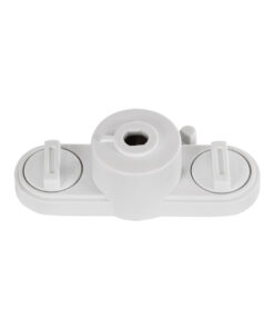 GloboStar® 2L-EUROTRACK 60912 Αντάπτορας Κρέμασης Φωτιστικού – Μονοφασικός 2 Καλωδίων για όλες τις Ράγες EUROTRACK AC 220-240V IP20 Μ10 x Π4 x Υ3.2cm – EUROTRACK® System 1L+1N – Θερμοπλαστικό – Λευκό – 5 Χρόνια Εγγύηση