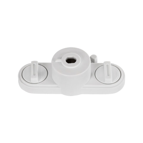 GloboStar® 2L-EUROTRACK 60912 Αντάπτορας Κρέμασης Φωτιστικού – Μονοφασικός 2 Καλωδίων για όλες τις Ράγες EUROTRACK AC 220-240V IP20 Μ10 x Π4 x Υ3.2cm – EUROTRACK® System 1L+1N – Θερμοπλαστικό – Λευκό – 5 Χρόνια Εγγύηση