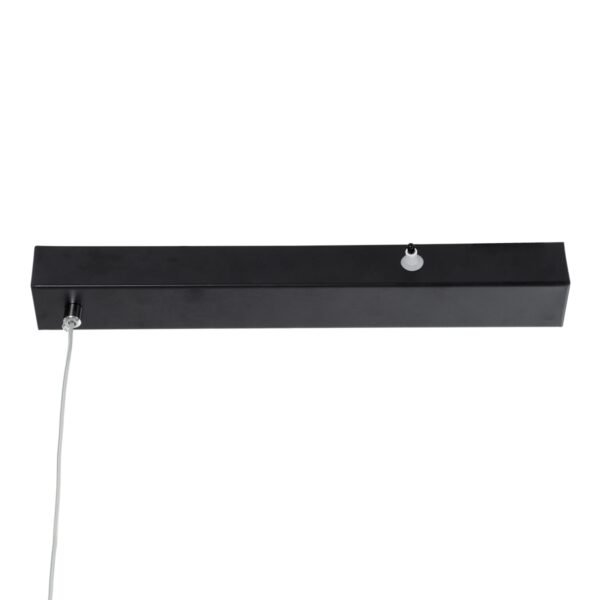GloboStar® LINARIA 60921 Κρεμαστό Φωτιστικό Οροφής Design LED CCT 36W 4150lm 200° AC 220-240V – Εναλλαγή Φωτισμού μέσω Τηλεχειριστηρίου All In One Ψυχρό 6000k+Φυσικό 4500k+Θερμό 2700k Dimmable Μ120 x Π2 x Υ10cm – Μαύρο – 3 Years Warranty