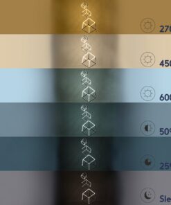 GloboStar® KIBOO-TRIO 60931 Κρεμαστό Φωτιστικό Οροφής Design LED CCT 90W 10350lm 360° AC 220-240V – Εναλλαγή Φωτισμού μέσω Τηλεχειριστηρίου All In One Ψυχρό 6000k+Φυσικό 4500k+Θερμό 2700k Dimmable Μ60 x Π60 x Υ80cm – Μαύρο – 3 Years Warranty