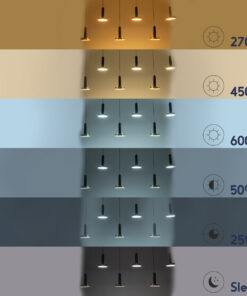 GLOBOSTAR® ZANE 60937 Κρεμαστό Φωτιστικό Design LED CCT 100W 11200lm 120° AC 220-240V IP20 – Εναλλαγή Φωτισμού μέσω Τηλεχειριστηρίου All In One Ψυχρό 6000k+Φυσικό 4500k+Θερμό 2700k Dimmable – Μ160 x Π15 x Υ18cm – Μαύρο & Χρυσό – 3 Χρόνια Εγγύηση