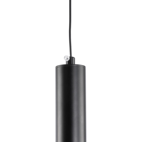 GLOBOSTAR® ZANE 60937 Κρεμαστό Φωτιστικό Design LED CCT 100W 11200lm 120° AC 220-240V IP20 – Εναλλαγή Φωτισμού μέσω Τηλεχειριστηρίου All In One Ψυχρό 6000k+Φυσικό 4500k+Θερμό 2700k Dimmable – Μ160 x Π15 x Υ18cm – Μαύρο & Χρυσό – 3 Χρόνια Εγγύηση