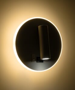 GloboStar® LADY-R 60939 Μοντέρνο Φωτιστικό Τοίχου – Απλίκα Ξενοδοχείου Bed Side LED 6W 600lm 36° & 360° AC 220-240V – Reading Light & Κρυφός Φωτισμός – Φορτιστής USB 3A – Φ15 x Υ7cm – Φυσικό Λευκό 4500K – Λευκό – 3 Χρόνια Εγγύηση