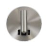 GloboStar® LADY-R 60941 Μοντέρνο Φωτιστικό Τοίχου – Απλίκα Ξενοδοχείου Bed Side LED 6W 600lm 36° & 360° AC 220-240V – Reading Light & 360° Κρυφός Φωτισμός – Φορτιστής USB 3A – Μ10.5 x Π10 x Υ18.5cm – Φυσικό Λευκό 4500K – Νίκελ Βούρτσας