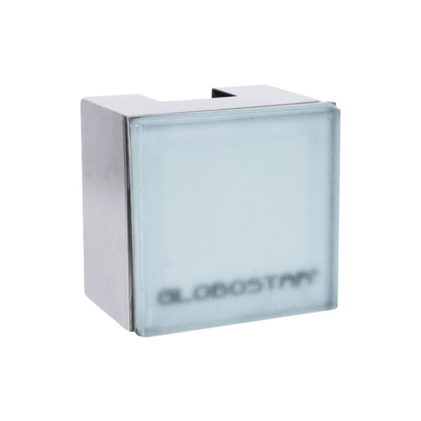 GloboStar® CYBOLITHOS 60946 Χωνευτό Φωτιστικό Σποτ Δαπέδου LED 2W 200lm 120° DC 24V Αδιάβροχο IP68 IK06 Μ10 x Π10 x Υ8cm Μπλε Dimmable – Tempered Γαλακτερό Γυαλί & Ανοξείδωτο Ατσάλι – Bridgelux Chip – 3 Χρόνια Εγγύηση
