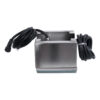 GloboStar® CYBOLITHOS 60947 Χωνευτό Φωτιστικό Σποτ Δαπέδου LED 2W 265lm 120° DC 24V Αδιάβροχο IP68 IK06 Μ10 x Π10 x Υ8cm 4500K Dimmable – Tempered Γαλακτερό Γυαλί & Ανοξείδωτο Ατσάλι – Bridgelux Chip – 3 Χρόνια Εγγύηση
