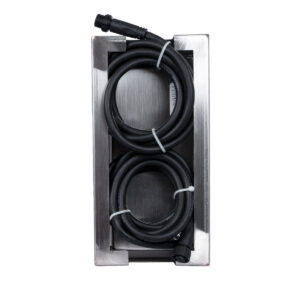 GloboStar® CYBOLITHOS 60953 Χωνευτό Φωτιστικό Σποτ Δαπέδου LED 4W 400lm 120° DC 24V Αδιάβροχο IP68 IK06 Μ20 x Π10 x Υ8cm RGB Dimmable – Tempered Γαλακτερό Γυαλί & Ανοξείδωτο Ατσάλι – Bridgelux Chip – 3 Χρόνια Εγγύηση