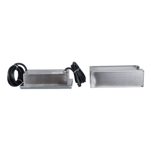 GloboStar® CYBOLITHOS 60953 Χωνευτό Φωτιστικό Σποτ Δαπέδου LED 4W 400lm 120° DC 24V Αδιάβροχο IP68 IK06 Μ20 x Π10 x Υ8cm RGB Dimmable – Tempered Γαλακτερό Γυαλί & Ανοξείδωτο Ατσάλι – Bridgelux Chip – 3 Χρόνια Εγγύηση