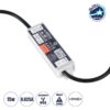 GloboStar® 60960 Αδιάβροχο Τροφοδοτικό SELV για Προϊόντα Φωτισμού LED 15W 0.625A – AC 220-240V σε DC 24V με 1.2m VDE Καλώδιο Παροχής & Εξόδου Τροφοδοσίας – Αδιάβροχο IP68 – M12 x W3 x H2cm  – 3 Χρόνια Εγγύηση