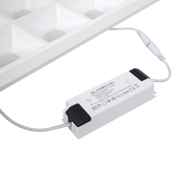 GloboStar® ZEUS 60969 Χωνευτό LED Panel 60x60cm 48W 7200lm 120° CRI≥86Ra UGR