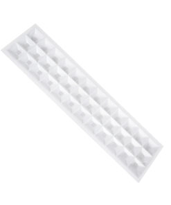 GloboStar® ZEUS 60973 Χωνευτό LED Panel 120x30cm 48W 6960lm 120° CRI≥86Ra UGR<19 Anti-Glare Shield Diffuser AC 220-240V IP44 Μ60 x Π60 x Υ3.3cm - Θερμό Λευκό 2700K - Bridgelux High Lumen Chips - TÜV Certified Driver - 5 Years Warranty