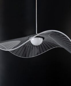 GloboStar® ACRYLICA 60975 Κρεμαστό Φωτιστικό Οροφής Design LED CCT 20W 2240lm 360° AC 220-240V – Εναλλαγή Φωτισμού μέσω Διακόπτη On/Off All In One Ψυχρό 6000k+Φυσικό 4500k+Θερμό 2700k Φ60cm – Μαύρο με Διάφανο Laser Designed Plexiglass – 3 Years Warranty