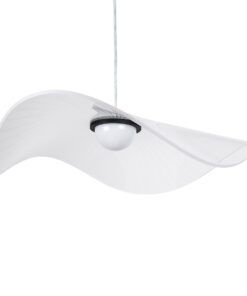 GloboStar® ACRYLICA 60975 Κρεμαστό Φωτιστικό Οροφής Design LED CCT 20W 2240lm 360° AC 220-240V – Εναλλαγή Φωτισμού μέσω Διακόπτη On/Off All In One Ψυχρό 6000k+Φυσικό 4500k+Θερμό 2700k Φ60cm – Μαύρο με Διάφανο Laser Designed Plexiglass – 3 Years Warranty