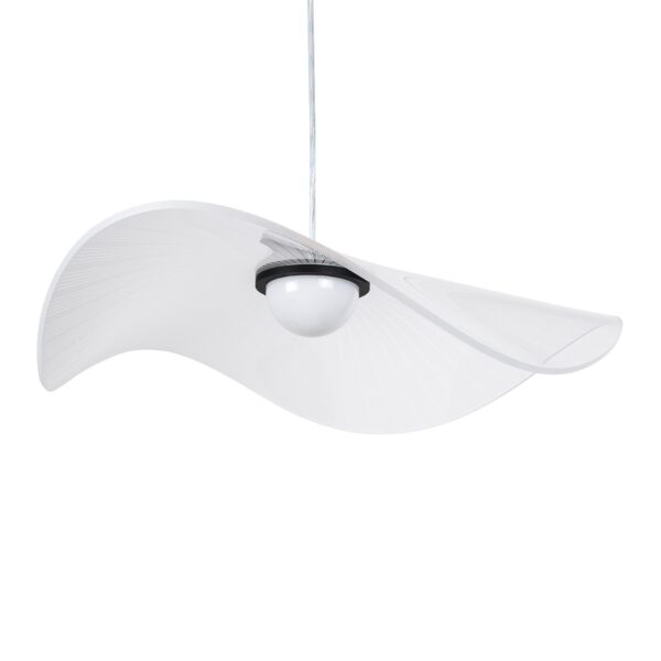 GloboStar® ACRYLICA 60975 Κρεμαστό Φωτιστικό Οροφής Design LED CCT 20W 2240lm 360° AC 220-240V – Εναλλαγή Φωτισμού μέσω Διακόπτη On/Off All In One Ψυχρό 6000k+Φυσικό 4500k+Θερμό 2700k Φ60cm – Μαύρο με Διάφανο Laser Designed Plexiglass – 3 Years Warranty