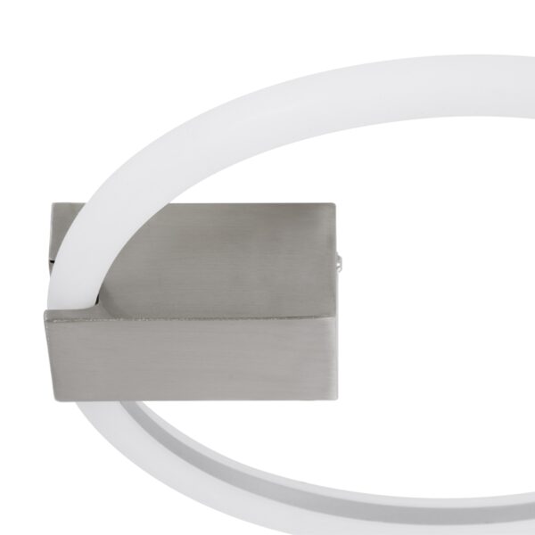 GloboStar® CINDERELLA 60979 Φωτιστικό Οροφής Δαχτυλίδι-Κύκλος LED CCT 16W 1792lm 360° AC 220-240V – Εναλλαγή Φωτισμού μέσω Διακόπτη On/Off All In One Ψυχρό 6000k+Φυσικό 4500k+Θερμό 2700k Φ28cm – Χρώμιο Νικελ – 3 Years Warranty
