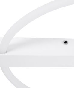 GloboStar® CINDERELLA 60981 Φωτιστικό Οροφής Δαχτυλίδι-Κύκλος LED CCT 30W 3360lm 360° AC 220-240V – Εναλλαγή Φωτισμού μέσω Τηλεχειριστηρίου All In One Ψυχρό 6000k+Φυσικό 4500k+Θερμό 2700k Dimmable Φ50cm – Λευκό – 3 Years Warranty