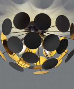 Φωτιστικό Οροφής Trio Lighting E14 Μαύρο Ματ Μεταλλικό 609900332