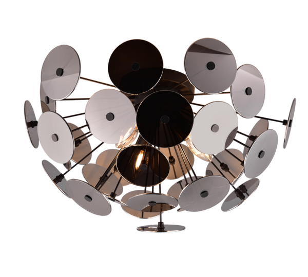 Φωτιστικό Οροφής Trio Lighting 3xE14 Μαύρου Χρώματος – 609900357