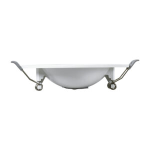 GloboStar® LEXIS JOINT 60990 Χωνευτό LED Κινούμενο Spot Downlight 7W 680lm 45° AC 220-240V IP44 Φ12cm x Υ3.1cm – Στρόγγυλο – Λευκό – Φυσικό Λευκό 4500K – Bridgelux Chip – TÜV Certified Driver – 5 Years Warranty