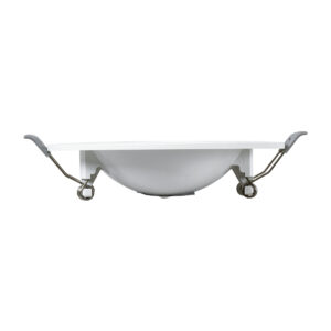 GloboStar® LEXIS JOINT 60991 Χωνευτό LED Κινούμενο Spot Downlight 7W 660lm 45° AC 220-240V IP44 Φ12cm x Υ3.1cm – Στρόγγυλο – Λευκό – Θερμό Λευκό 2700K – Bridgelux Chip – TÜV Certified Driver – 5 Years Warranty
