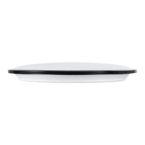 GloboStar® TUFFIN 60999 Πλαφονιέρα Οροφής LED 36W 3960lm 120° AC 220-240V Αδιάβροχη IP54 Φ48 x Υ6.5cm Φυσικό Λευκό 4500K – Μαύρο – Bridgelux Chips – 3 Years Warranty