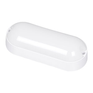 GloboStar® HOMIE 61000 LED Πλαφονιέρα Οροφής – Τοίχου Οβάλ 11W 960lm 150° AC 220-240V Αδιάβροχο IP65 Μ17 x Π7 x Υ4.5cm Ψυχρό Λευκό 6000K – 3 Years Warranty