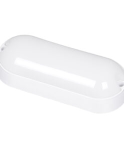 GloboStar® HOMIE 61001 LED Πλαφονιέρα Οροφής – Τοίχου Οβάλ 11W 939lm 150° AC 220-240V Αδιάβροχο IP65 Μ17 x Π7 x Υ4.5cm Φυσικό Λευκό 4500K – 3 Years Warranty