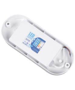 GloboStar® HOMIE 61001 LED Πλαφονιέρα Οροφής – Τοίχου Οβάλ 11W 939lm 150° AC 220-240V Αδιάβροχο IP65 Μ17 x Π7 x Υ4.5cm Φυσικό Λευκό 4500K – 3 Years Warranty