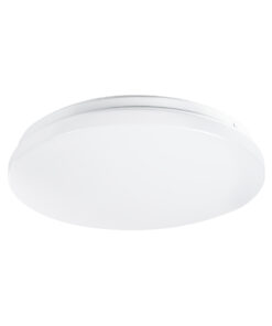 GloboStar® CELANO 61007 LED Πλαφονιέρα Οροφής Στρόγγυλη Φ26 20W 1800lm 120° AC 220-240V Αδιάβροχη IP54 Φ26 x Υ6cm Θερμό Λευκό 2700K – 3 Χρόνια Εγγύηση