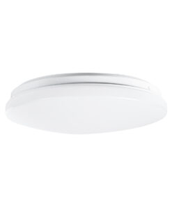 GloboStar® CELANO 61007 LED Πλαφονιέρα Οροφής Στρόγγυλη Φ26 20W 1800lm 120° AC 220-240V Αδιάβροχη IP54 Φ26 x Υ6cm Θερμό Λευκό 2700K – 3 Χρόνια Εγγύηση