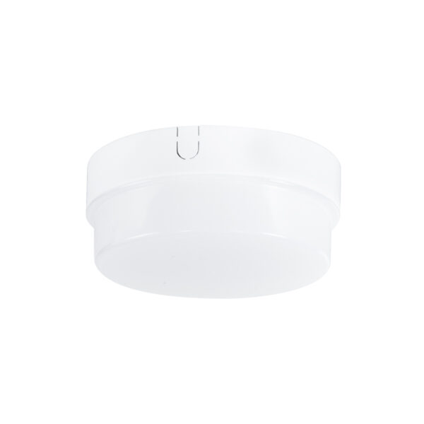 GloboStar® REVANO 61011 LED Πλαφονιέρα Οροφής Στρόγγυλη Φ12 12W 1200lm 180° AC 220-240V Αδιάβροχη IP54 Φ12 x Υ4.5cm Ψυχρό Λευκό 6000K – 2 Χρόνια Εγγύηση