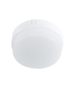 GloboStar® REVANO 61012 LED Πλαφονιέρα Οροφής Στρόγγυλη Φ12 12W 1140lm 180° AC 220-240V Αδιάβροχη IP54 Φ12 x Υ4.5cm Φυσικό Λευκό 4500K – 2 Χρόνια Εγγύηση