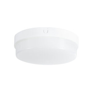 GloboStar® REVANO 61016 LED Πλαφονιέρα Οροφής Στρόγγυλη Φ17 15W 1350lm 180° AC 220-240V Αδιάβροχη IP54 Φ17 x Υ5cm Θερμό Λευκό 2700K – 2 Χρόνια Εγγύηση