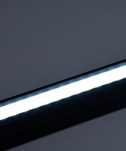 GloboStar® MARKET 61020-P Γραμμικό Κρεμαστό Φωτιστικό Linear LED 18W 2230lm 60° AC 220-240V Μ120 x Π2 x Υ4cm Ψυχρό Λευκό 6000K – Μαύρο – 3 Years Warranty