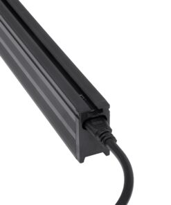 GloboStar® MARKET 61022-S Γραμμικό Φωτιστικό Οροφής Linear LED 18W 2170lm 60° AC 220-240V Μ120 x Π2 x Υ4cm Θερμό Λευκό 2700K – Μαύρο – 3 Years Warranty