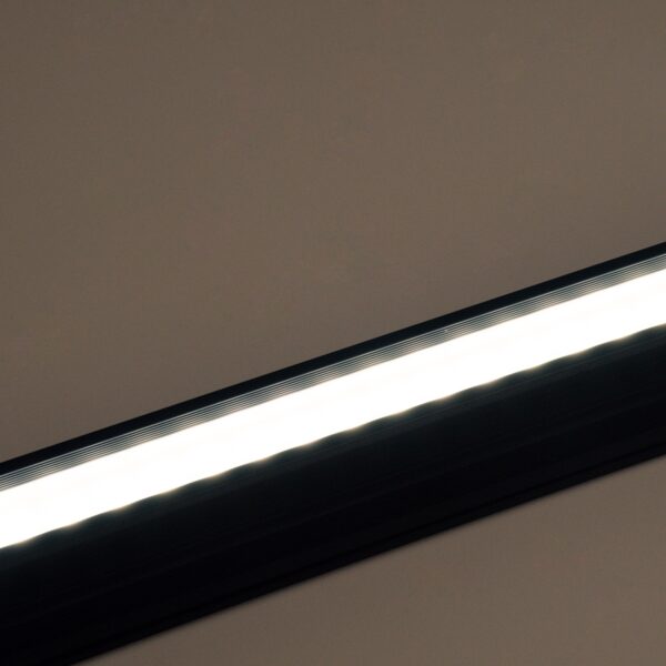 GloboStar® OFFICE 61025-P Γραμμικό Κρεμαστό Φωτιστικό Linear LED 18W 2170lm 120° AC 220-240V Μ120 x Π2 x Υ4cm Θερμό Λευκό 2700K – Μαύρο – 3 Years Warranty