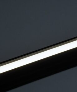 GloboStar® MARKET 61020-S Γραμμικό Φωτιστικό Οροφής Linear LED 18W 2230lm 60° AC 220-240V Μ120 x Π2 x Υ4cm Ψυχρό Λευκό 6000K – Μαύρο – 3 Years Warranty