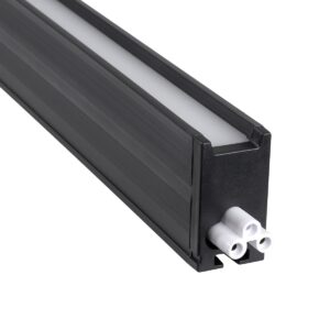 GloboStar® OFFICE 61024-S Γραμμικό Φωτιστικό Οροφής Linear LED 18W 2200lm 120° AC 220-240V Μ120 x Π2 x Υ4cm Φυσικό Λευκό 4500K – Μαύρο – 3 Years Warranty