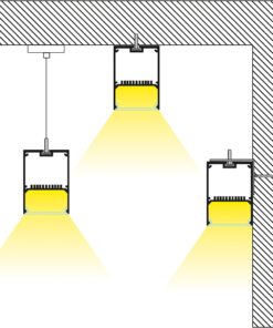 GloboStar® FELIX 61028-W Γραμμικό Φωτιστικό Τοίχου – Απλίκα Linear LED CCT 54W 6500lm 120° AC 220-240V Μ120 x Π3.5 x Υ7cm – Εναλλαγή Φωτισμού μέσω Τηλεχειριστηρίου All In One Ψυχρό 6000k+Φυσικό 4500k+Θερμό 2700k Dimmable – Μαύρο – 3 Years Warranty