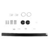 GloboStar® FELIX 61028-P Γραμμικό Κρεμαστό Φωτιστικό Linear LED CCT 54W 6500lm 120° AC 220-240V Μ120 x Π3.5 x Υ7cm – Εναλλαγή Φωτισμού μέσω Τηλεχειριστηρίου All In One Ψυχρό 6000k+Φυσικό 4500k+Θερμό 2700k Dimmable – Μαύρο – 3 Years Warranty