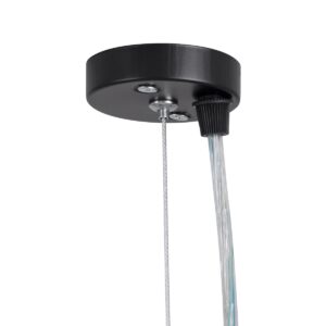 GloboStar® FELIX 61028-P Γραμμικό Κρεμαστό Φωτιστικό Linear LED CCT 54W 6500lm 120° AC 220-240V Μ120 x Π3.5 x Υ7cm – Εναλλαγή Φωτισμού μέσω Τηλεχειριστηρίου All In One Ψυχρό 6000k+Φυσικό 4500k+Θερμό 2700k Dimmable – Μαύρο – 3 Years Warranty