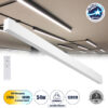 GloboStar® FELIX 61029-S Γραμμικό Φωτιστικό Οροφής Linear LED CCT 54W 6500lm 120° AC 220-240V Μ120 x Π3.5 x Υ7cm – Εναλλαγή Φωτισμού μέσω Τηλεχειριστηρίου All In One Ψυχρό 6000k+Φυσικό 4500k+Θερμό 2700k Dimmable – Λευκό – 3 Years Warranty