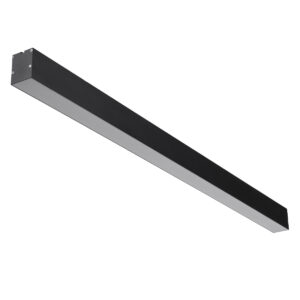 GloboStar® ORION 61030-S Γραμμικό Φωτιστικό Οροφής Linear LED CCT 72W 8600lm 120° AC 220-240V Μ120 x Π5.5 x Υ7cm – Εναλλαγή Φωτισμού μέσω Τηλεχειριστηρίου All In One Ψυχρό 6000k+Φυσικό 4500k+Θερμό 2700k Dimmable – Μαύρο – 3 Years Warranty