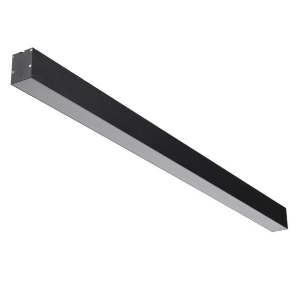 GloboStar® ORION 61030-S Γραμμικό Φωτιστικό Οροφής Linear LED CCT 72W 8600lm 120° AC 220-240V Μ120 x Π5.5 x Υ7cm – Εναλλαγή Φωτισμού μέσω Τηλεχειριστηρίου All In One Ψυχρό 6000k+Φυσικό 4500k+Θερμό 2700k Dimmable – Μαύρο – 3 Years Warranty