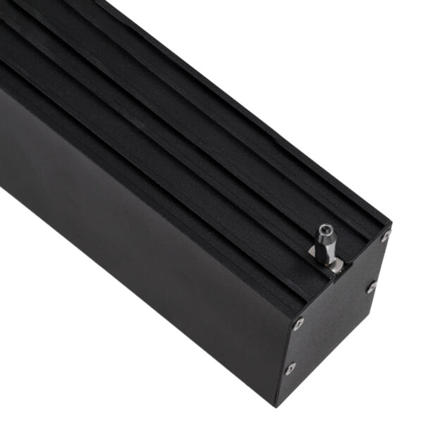 GloboStar® ORION 61030-S Γραμμικό Φωτιστικό Οροφής Linear LED CCT 72W 8600lm 120° AC 220-240V Μ120 x Π5.5 x Υ7cm – Εναλλαγή Φωτισμού μέσω Τηλεχειριστηρίου All In One Ψυχρό 6000k+Φυσικό 4500k+Θερμό 2700k Dimmable – Μαύρο – 3 Years Warranty