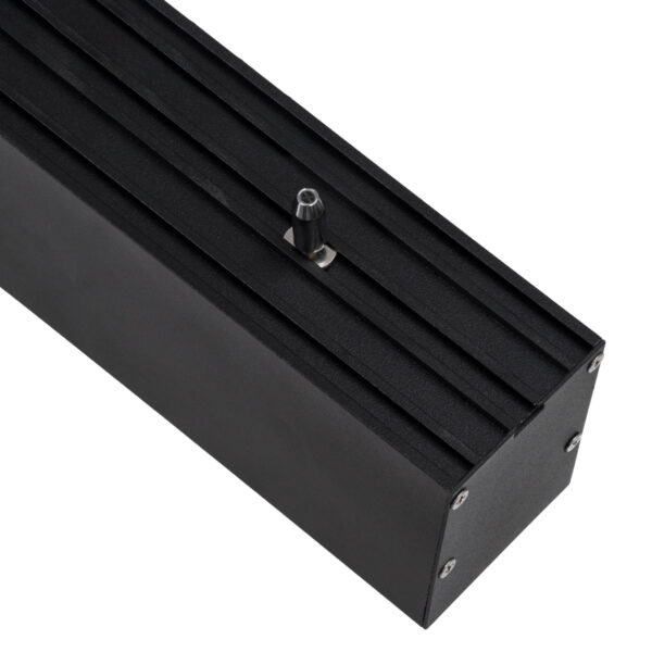 GloboStar® ORION 61030-S Γραμμικό Φωτιστικό Οροφής Linear LED CCT 72W 8600lm 120° AC 220-240V Μ120 x Π5.5 x Υ7cm – Εναλλαγή Φωτισμού μέσω Τηλεχειριστηρίου All In One Ψυχρό 6000k+Φυσικό 4500k+Θερμό 2700k Dimmable – Μαύρο – 3 Years Warranty