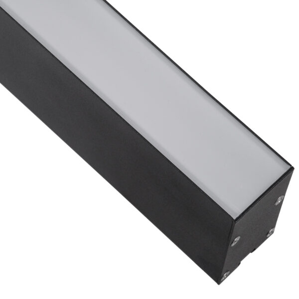 GloboStar® ORION 61030-S Γραμμικό Φωτιστικό Οροφής Linear LED CCT 72W 8600lm 120° AC 220-240V Μ120 x Π5.5 x Υ7cm – Εναλλαγή Φωτισμού μέσω Τηλεχειριστηρίου All In One Ψυχρό 6000k+Φυσικό 4500k+Θερμό 2700k Dimmable – Μαύρο – 3 Years Warranty